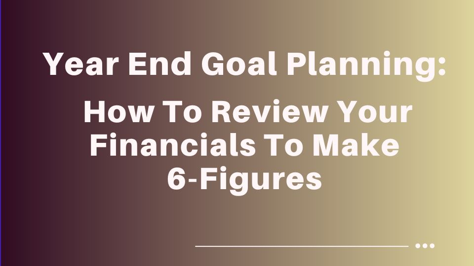 Year End Goal Planning 