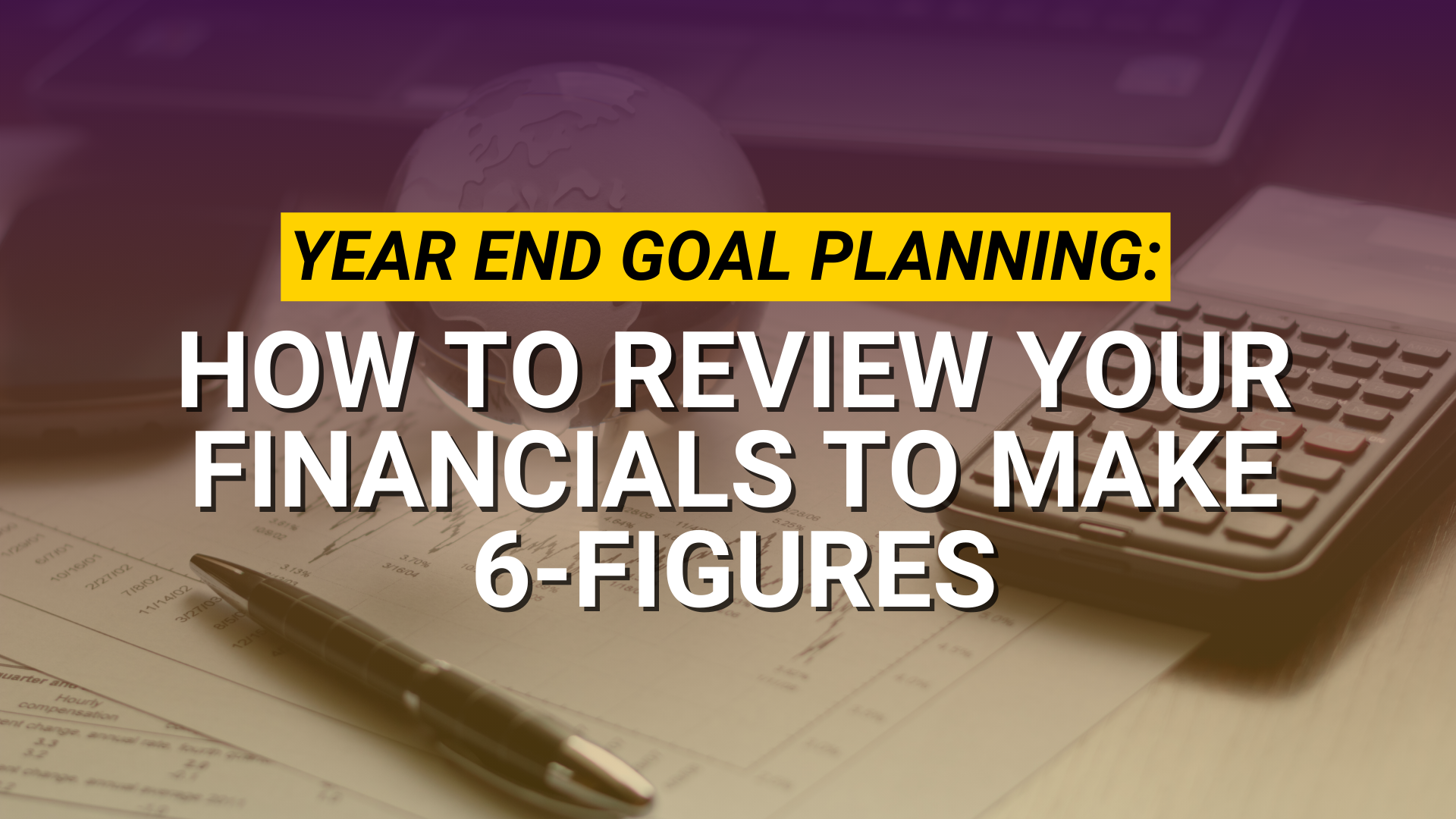 Year end Goal Planning